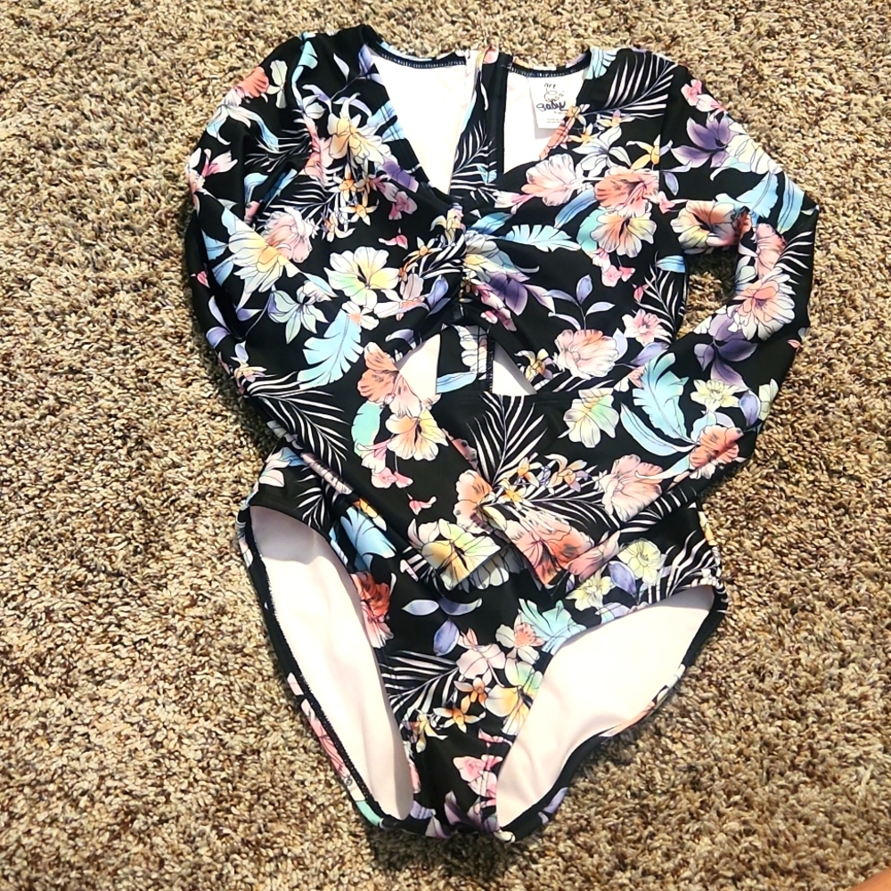 Girls Art Class Rashguard Swimsuit